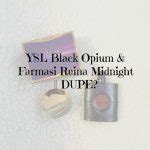 YSL Black Opium i Farmasi Reina Midnight 